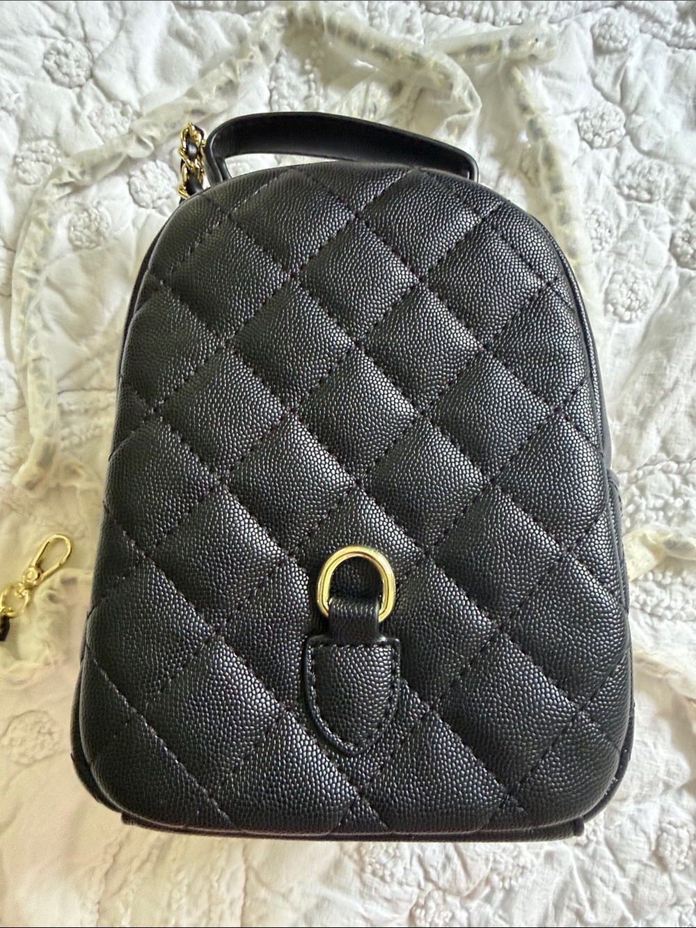 Chanel Fashion Mini Backpack w Gold Hardware SEALED NEW in Unbranded Dust Bag - Picture 6 of 14